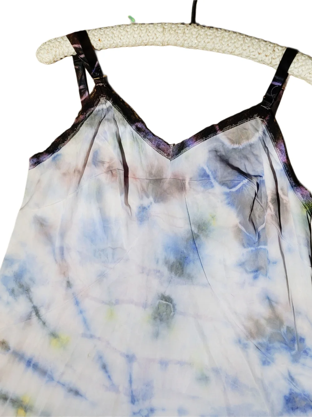 Vintage 60's Sears The Does'nt Slip Diy Tie-Dye Chemise Slip Dress - Picture 3 of 10